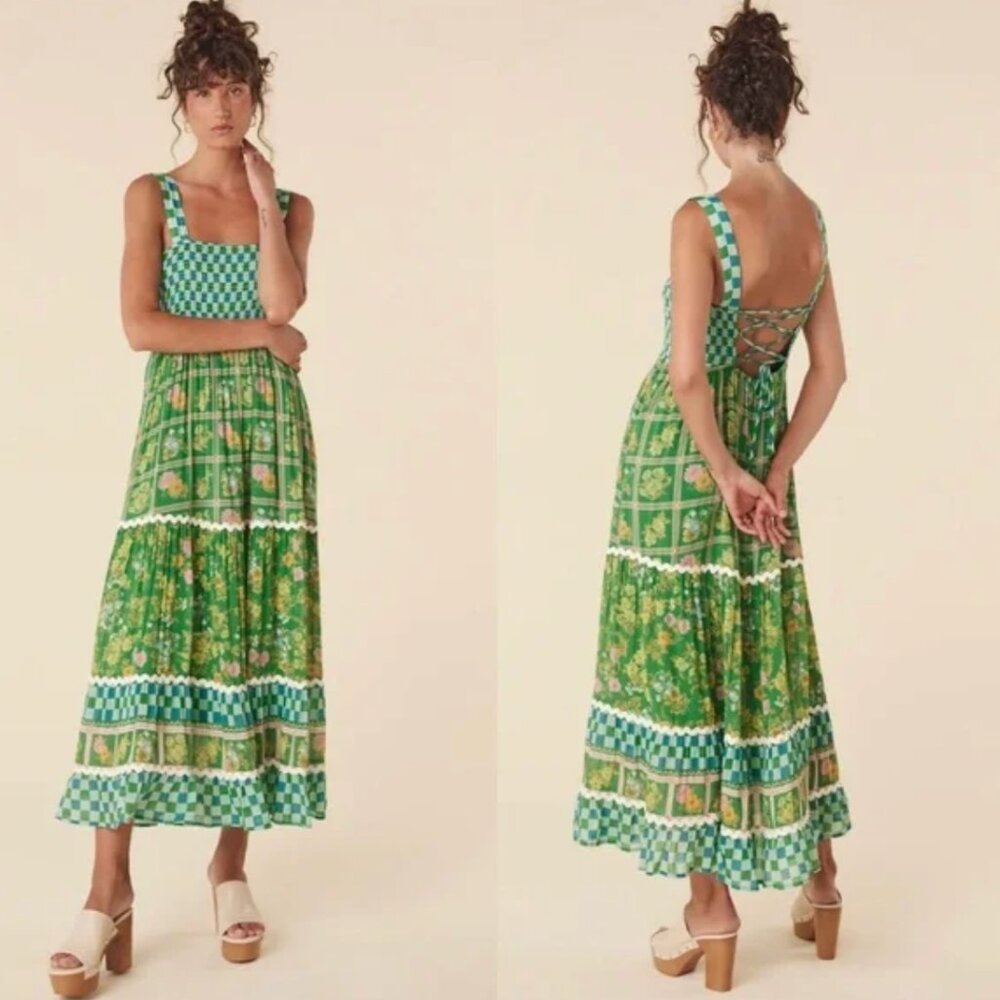 Spell Flora Strappy Maxi Dress